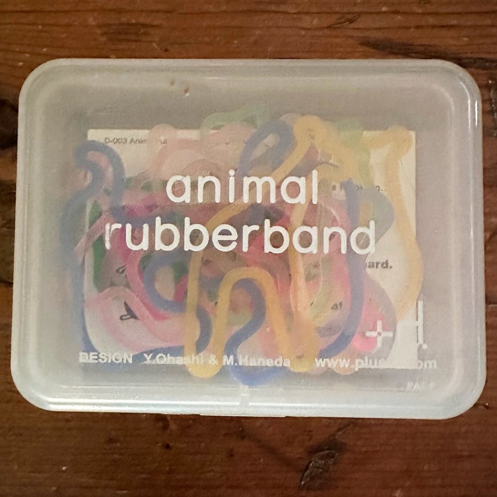MOMA Animal Rubber Bands Multicolor NWT - Picture 2 of 3